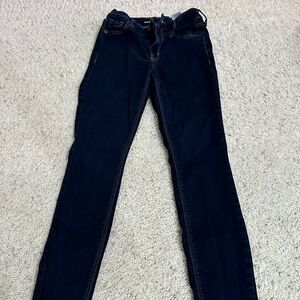 Old Navy women’s rockstar super skinny jeans dark wash size double zero